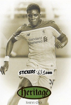 Sticker Sheyi Ojo - Liverpool UNIQUE 2016-2017 - Futera