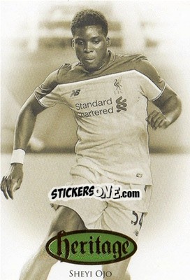 Sticker Sheyi Ojo - Liverpool UNIQUE 2016-2017 n. HT22 - Futera