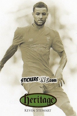 Sticker Kevin Stewart - Liverpool UNIQUE 2016-2017 - Futera