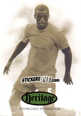 Sticker Georginio Wijnaldum - Liverpool UNIQUE 2016-2017 n. HT24 - Futera