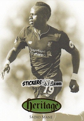 Sticker Sadio Mane - Liverpool UNIQUE 2016-2017 n. HT27 - Futera
