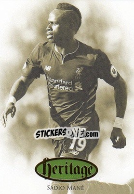 Sticker Sadio Mane - Liverpool UNIQUE 2016-2017 - Futera