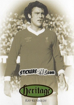 Sticker Ray Kennedy - Liverpool UNIQUE 2016-2017 n. HT37 - Futera