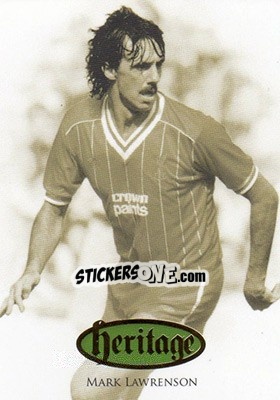 Cromo Mark Lawrenson - Liverpool UNIQUE 2016-2017 n. HT38 - Futera
