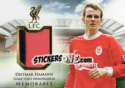 Sticker Dietmar Hamann - Liverpool UNIQUE 2016-2017 n. MEM06 - Futera