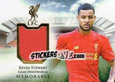 Sticker Kevin Stewart - Liverpool UNIQUE 2016-2017 - Futera