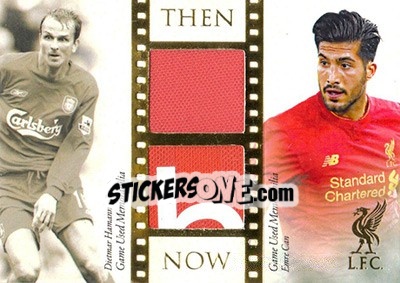 Sticker Dietmar Hamann / Emre Can - Liverpool UNIQUE 2016-2017 n. TN02 - Futera