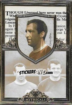 Sticker Gerry Byrne - Liverpool UNIQUE 2016-2017 - Futera