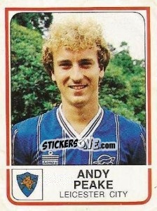 Sticker Andy Peake - UK Football 1983-1984 - Panini