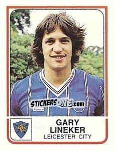 Cromo Gary Lineker - UK Football 1983-1984 - Panini