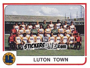 Sticker Team - UK Football 1983-1984 - Panini