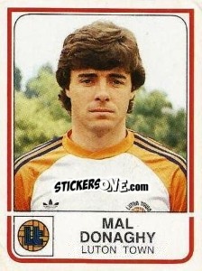 Sticker Mal Donaghy - UK Football 1983-1984 - Panini