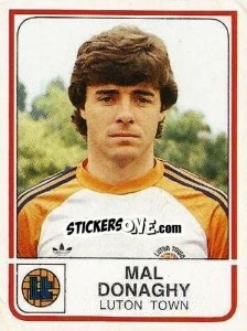 Sticker Mal Donaghy - UK Football 1983-1984 n. 137 - Panini