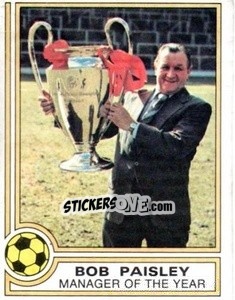 Sticker Bob Paisley - UK Football 1983-1984 n. 1 - Panini