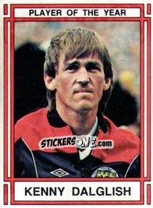 Cromo Kenny Dalglish - UK Football 1983-1984 - Panini