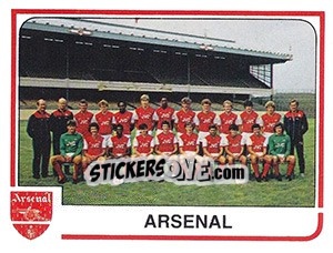 Sticker Team - UK Football 1983-1984 - Panini