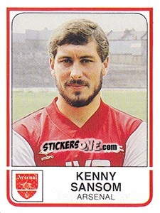 Figurina Kenny Sansom - UK Football 1983-1984 - Panini