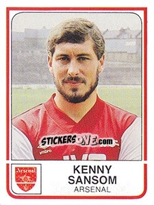 Sticker Kenny Sansom - UK Football 1983-1984 n. 10 - Panini