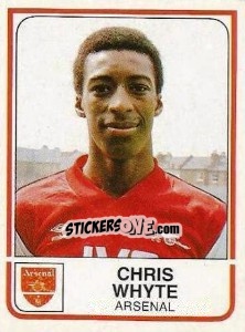 Cromo Chris Whyte - UK Football 1983-1984 - Panini
