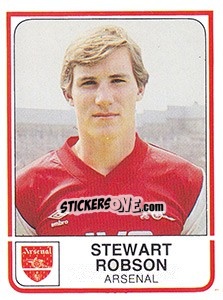 Figurina Stewart Robson - UK Football 1983-1984 - Panini