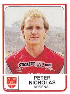 Sticker Peter Nicholas - UK Football 1983-1984 n. 13 - Panini