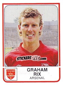 Figurina Graham Rix - UK Football 1983-1984 - Panini