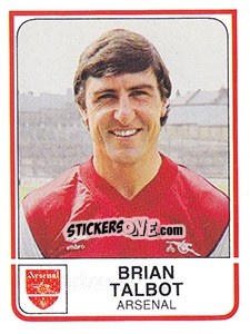 Figurina Brian Talbot - UK Football 1983-1984 n. 16 - Panini