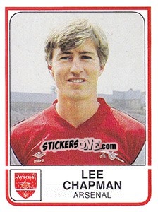 Sticker Lee Chapman - UK Football 1983-1984 - Panini
