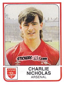 Cromo Charlie Nicholas - UK Football 1983-1984 - Panini