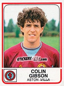 Sticker Colin Gibson - UK Football 1983-1984 - Panini