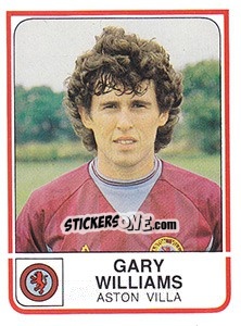 Cromo Gary Williams - UK Football 1983-1984 - Panini