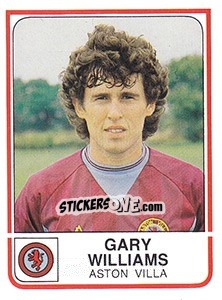 Sticker Gary Williams - UK Football 1983-1984 n. 27 - Panini