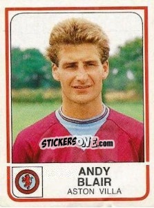 Figurina Andy Blair - UK Football 1983-1984 - Panini