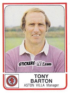 Figurina Tony Barton - UK Football 1983-1984 - Panini