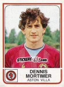 Sticker Dennis Mortimer - UK Football 1983-1984 - Panini