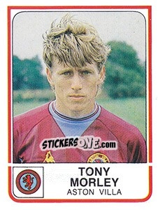 Sticker Tony Morley - UK Football 1983-1984 - Panini