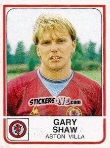 Cromo Gary Shaw - UK Football 1983-1984 n. 35 - Panini