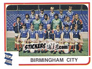 Figurina Team - UK Football 1983-1984 - Panini