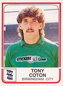 Sticker Tony Coton - UK Football 1983-1984 - Panini