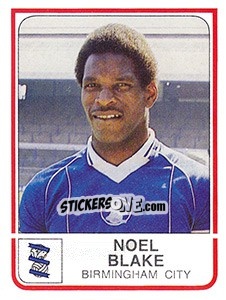 Sticker Noel Blake - UK Football 1983-1984 - Panini
