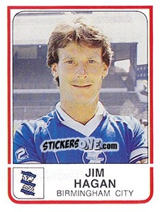 Cromo Jim Hagan - UK Football 1983-1984 n. 43 - Panini