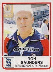 Sticker Ron Saunders - UK Football 1983-1984 n. 46 - Panini
