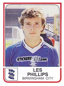 Cromo Les Phillips - UK Football 1983-1984 - Panini