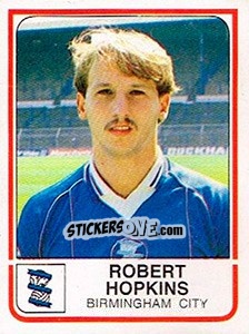 Cromo Robert Hopkins - UK Football 1983-1984 - Panini