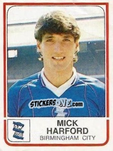 Cromo Mick Harford - UK Football 1983-1984 - Panini