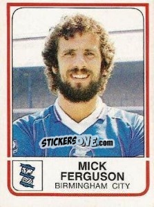 Figurina Mick Ferguson - UK Football 1983-1984 n. 52 - Panini