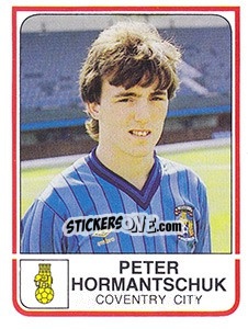 Sticker Peter Hormantschuk - UK Football 1983-1984 - Panini