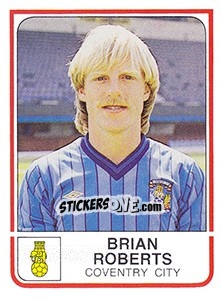 Figurina Brian Roberts - UK Football 1983-1984 - Panini