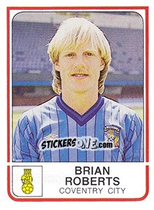 Cromo Brian Roberts - UK Football 1983-1984 n. 58 - Panini