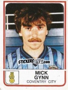 Cromo Mick Gynn - UK Football 1983-1984 - Panini